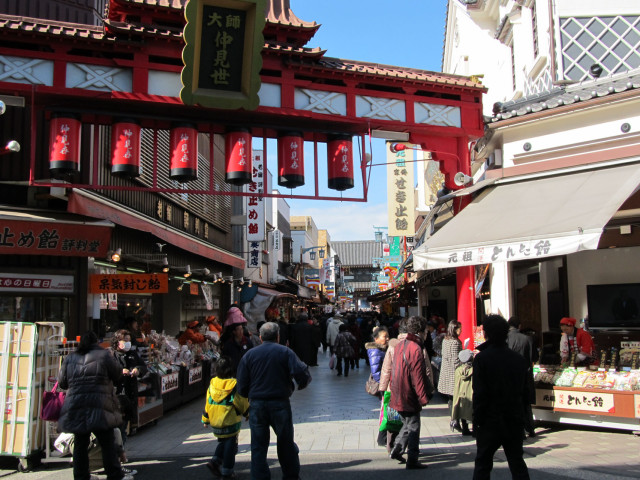 川崎大師・仲見世通り